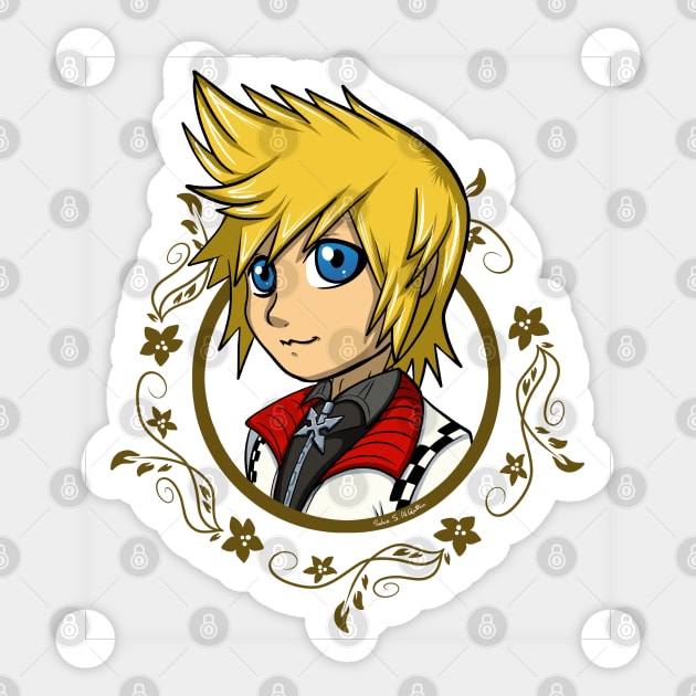 Roxas Badge Sticker by SalwaSAlQattan